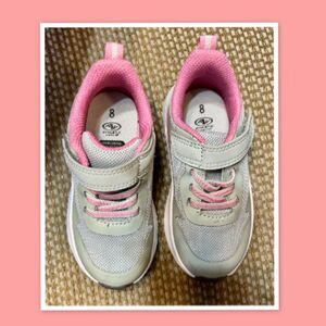Athletic Works Toddler Girl Mesh Jogger Sneakers ~ Size 8